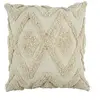 THE HOME DECO FACTORY Coussin Ethnique Losanges en Relief 40 x 40 cm
