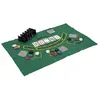 Jeu de Poker 200 Jetons - Paris Prix - Tapis 90cm Vert