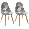 CHAISE PATCHWORK GRIS