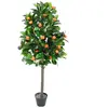 Arbre Artificiel en pot "Oranger" 120cm Vert