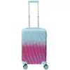 Valise cabine rigide JET LAG bicolore 55cm rose et turquoise