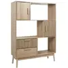 Bibliothèque en bois Klaus Marron