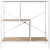 HOME DECO FACTORY - HD0078 - Etagere Edison Blanc 80X30X79.5Cm