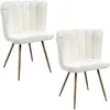 CHAISE ARIEL BOUCLETTE BLANC
