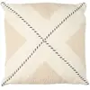 Coussin - HOME DECO FACTORY - Tufté - Géométrique - Beige