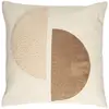 HOME DECO FACTORY Coussin Déco Bouclette "Natural" 40x40cm Beige