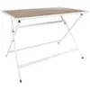 Table Rectangle De Jardin En Métal Pliable Effet Bois "Barcelone" - Be...