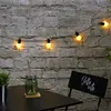 Guirlande Solaire - Home Deco Factory - Ampoules Blanches 20 Leds - Bl...
