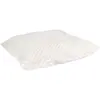 MOBILIBRICO Coussin Déco Nid d'Abeille "Crush" 40x40cm Blanc