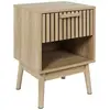HOME DECO FACTORY Chevet Klaus, Marron, 40x55x35cm