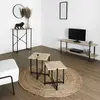 HOME DECO FACTORY Lot de 2 Tables Gigognes "Loka" 40cm Naturel