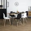 Table à Manger Extensible "Abbott" 120-160cm Naturel
