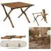 HOME DECO FACTORY TABLE DE CAMPING PLIABLE MARIPOSA 58X60CM