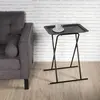 Table D'appoint Pliable Design Zo? - L. 53 X H. 66 Cm - Noir