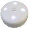 Détecteur de mouvement - 4 LED - D 7 cm x H 28 cm - Blanc