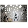 HOME DECO KIDS Veilleuse Fusée - Projection Murale
