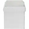 Coffre pouf pliable compatible briques de construction - Gris Clair