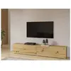 Meuble TV 180cm collection EVA. Couleur chêne et noir.