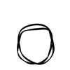 Courroie pour Lave-linge LADEN, WHIRLPOOL - Accessoire pour Machine à laver - Longueur 1207 mm
