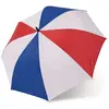 KIMOOD Parapluie de golf - KI2008 - Bleu Blanc Rouge - Tricolore - Cou...