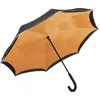 Parapluie standard FP7715 - noir et orange
