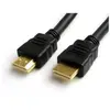 VSHOP® Cable HDMI 2M pour Freebox Revolution - blindé noir - connecteur OR haute qualité