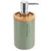Distributeur a savon polyresine 280 ml - kaki bambou Tendance
