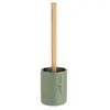 Tendance WC borstel met houder 102 series - groen/bamboe - PS - 10,4 x 36 cm - toiletborstel