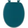 Tendance - Abattant wc mdf 18 pouces attaches plastiques - bleu tahitien