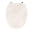 ABATTANT WC MDF 18 POUCES 4 FACES IMPRIMEES ATTACHES ACIER INOXYDABLE ...