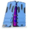 Htdmobiles Coque rigide anti choc pour OnePlus 7 Pro + film ecran - BLEU CLAIR