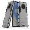 Htdmobiles Coque rigide anti choc pour OnePlus 7T + film ecran - GRIS
