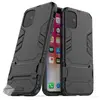 Htdmobiles Coque rigide anti choc pour Apple iPhone 11 + film ecran - NOIR