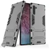 Htdmobiles Coque rigide anti choc pour Samsung Galaxy Note 10 + film ecran - GRIS