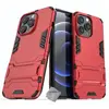 Coque rigide anti choc pour Apple iPhone 13 Pro + film ecran - ROUGE