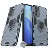 HTDMOBILES Coque rigide anti choc pour Oppo Reno 6 5G + film ecran - BLEU FONCE