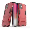 HTDMOBILES Coque rigide anti choc pour Apple iPhone 12 Mini + film ecran - ROUGE