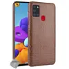 Housse etui coque rigide simili cuir crocodile pour Samsung Galaxy A21...