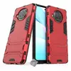 HTDMOBILES Coque rigide anti choc pour Xiaomi Mi 10T Lite 5G + film ecran - ROUGE