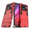 HTDMOBILES Coque rigide anti choc pour Xiaomi Mi 11 Ultra 5G + film ecran - ROUGE
