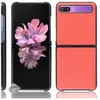 Housse etui coque rigide simili cuir crocodile pour Samsung Galaxy Z F...