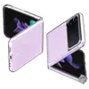 HTDMOBILES Coque rigide fine avant et arrière pour Samsung Galaxy Z Flip 3 5G - TRANSPARENT