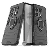HTDMOBILES Coque rigide anti choc pour OnePlus 10 Pro 5G + verre trempe - NOIR
