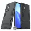 HTDMOBILES Coque rigide anti choc pour Oppo Find X3 Neo + verre trempe - NOIR