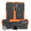 HTDMOBILES Coque rigide anti choc pour Motorola Moto G50 + film ecran - ORANGE
