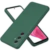 HTDMOBILES Coque pour Samsung Galaxy A55 5G - housse etui silicone gel fine + film ecran - VERT