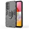 HTDMOBILES Coque pour Samsung Galaxy A15 4G / 5G - housse etui rigide anti choc + verre trempe - NOIR