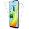 Coque pour Xiaomi Redmi A1 / A2 - housse etui silicone gel 360 integrale + film ecran - TRANSPARENT - htdmobiles