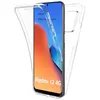 Coque pour Xiaomi Redmi 12 4G - housse etui silicone gel 360 integrale + film ecran - TRANSPARENT - htdmobiles