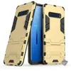 Htdmobiles Coque rigide anti choc pour Samsung Galaxy S10 + film ecran - OR